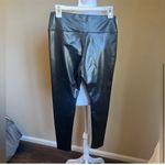 Wild Fable Black faux leather leggings | medium Photo 2