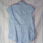 Passport Button down shirt with pearl snaps Blue Size M Photo 2