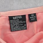 Kasper Pink Pencil Knee Length Suit Lined Metallic Evening Mauve Skirt Medium 10 Photo 5