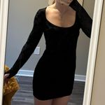 Free People Long Sleeve Velvet Dress Photo 2