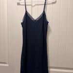 Victoria's Secret Navy Blue  Ribbed Nightgown Slip Dress Photo 2