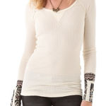 Free People  We the Free Decorated Cuff Thermal Photo 0