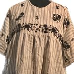 ZARA  TRF collection floral embroidered knee length dress with pockets small Photo 1