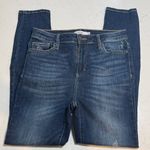 Cello  Women's Dark Blue Skinny Jeans.  Distressed. Size 9 Photo 0