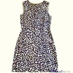Steven Alan silk sleeveless dress Cheetah print Cream tan brown Size 0 Photo 0