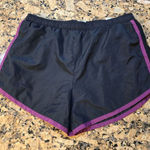 Alo Yoga Women's Black And‎ Purple Running Shorts Lined Sz S Photo 0
