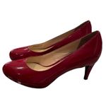 Cole Haan  CHELSEA Red Patent slip on platform Leather Heels Sz 7 NWOB Photo 8
