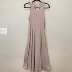 Z Supply  Frappe Brown Slub Cotton‎ Flowy Sleeveless Maxi Dress Size XS Photo 2