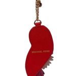 Michael Kors NEW  Red Parrot Purse charm Bag Charm Key Fob Photo 1