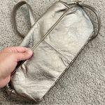 Elliott‎ Lucca Pyrite Metallic Leather Grenville Shoulder Purse 105040 Excellent Silver Photo 7