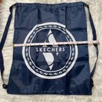 Skechers Drawstring Backpack Navy Blue and White Logo New Photo 4