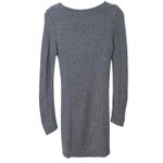 Pink Rose Gray Cable Knit Sweater Dress Size Medium Fall Winter Cozy EUC Photo 1