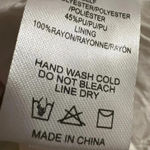 Sunday in Brooklyn  Pinafore Pleather Faux Leather Tank Dress Pleather Cream Photo 9