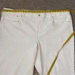 Madewell ‎ The Perfect Vintage Wide Leg Crop Jeans White 28W Photo 7