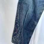 Riders By Lee Embroidered leg high waist cotton jeans women's size 14P denim Photo 3