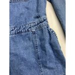 Old Navy Womens Denim Jumpsuit Utility Chambray Long Sleeve Blue Size 2X Photo 4