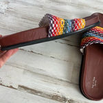 Rag and Bone  Bailey Multi Colored Woven Slides Like New Size 10 runs small Photo 6
