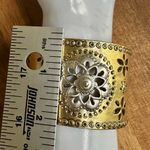 Lucky Brand  Wide Floral Cuff Bracelet Photo 6