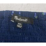 Madewell Lucie Floral Smocked Top XXL Balloon Sleeve Sweetheart Blue Photo 14
