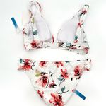Lucky Brand NEW Cordevalle White Pink Floral Bikini Set 2 Piece Swimsuit Size S Photo 1