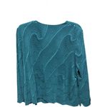 Bob Mackie Vintage  Wearable Art Sequin Shimmer Wave Button Jacket NWT Size 2X Photo 3