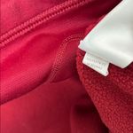 Athleta  Polar Tech Funnel Neck Pullover Sweatshirt Red Size Small Photo 7