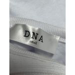 DNA  Women's White Sleeveless Scoop Neck Knit Tank Mini Bodycon Dress Size S Photo 2