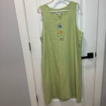 Original Ty Wear Light Green Modest Jumper Long Dress w/ Embroidery size 16 Photo 6