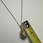 Avon Enamel Easter Egg Multi Color Pendant Gold Tone Chain Necklace Signed Photo 1