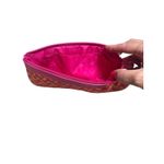 Vera Bradley Large Trimmed Wristlet - Ziggy Zags Pink & Orange New Photo 2