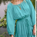 Free People NWOT  Ibiza Sun Dress Midi Photo 2