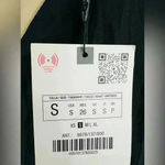 ZARA  dress in size small NWT black color style it in many ways bohemian, western Photo 8