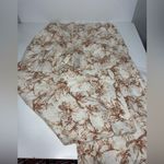 C&C California  Tropical Print Linen Cropped Pants / Wide-Leg Pants Medium Photo 2