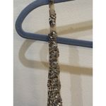 Vintage 90s Sue Wong Nocturne 100% Silk Beaded Dress Size 10 Tan Photo 7