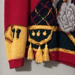 Vintage 1993 The Eagle’s Eye women’s sweater Scottish design pullover some flaws Red Photo 2