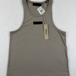 FEAR OF GOD ESSENTIALS Seal Taupe Tank Top Size M Gray Size M Photo 0