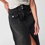 We The Free ✨NWOT Free People Madison Denim Maxi Skirt✨ Photo 0