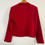 Bloomingdales NWOT Vintage Bloomingdale’s Red Blazer Jacket Size 16 Formal Office Holiday Photo 2