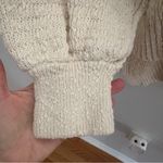 Free People Cream V-Neck Sweater Photo 8