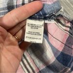 Cloth & Stone  Plaid One-Shoulder Top; Medium Photo 4