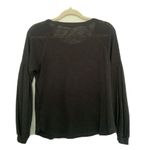 Splendid Womens Size XS Black Burnout Stretch Top Blouse Photo 1
