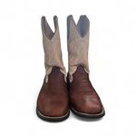 Vintage Rank 45 Women's Brown and Tan Boots Size 5 Photo 1
