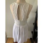 Francesca’s white dress size medium perfect for bachelorette or bridal party Photo 2