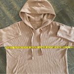 American Eagle  Ribbed Pullover Hoodie Peach Super Soft Medium Athleisure Photo 9