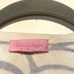 Lilly Pulitzer - Dark Blue & White Swirl Pattern Button Down Cardigan- Size M/L Photo 2