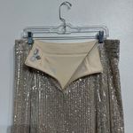 WD•NY WDNY Champagne Sequin Midi Skirt Sz XL NWT Photo 9