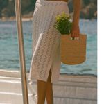 ANDIE Swim The Crete Coverup Skirt Scallop Crochet Gardenia Cream S NWT Photo 0