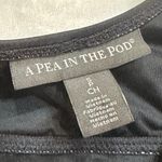 A pea in the pod  Black Maternity Tankini Top sz S Photo 3