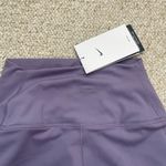 Nike Dri-Fit One High Waisted 8” Purple Biker Shorts With Pockets Sz XS NWT Photo 7