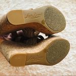 Lucky Brand Tan Multicolored Boho Aztec Wedge Sandals Size 7.5 Photo 6